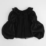 フリルカラーチュールドッキングブラウス | URBAN CHERRY | 詳細画像6 