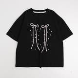 パールリボンデザインTシャツ | URBAN CHERRY | 詳細画像2 