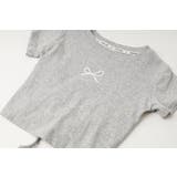 バックカットデザインワンポイントリボンプリントTシャツ | URBAN CHERRY | 詳細画像32