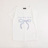 ギンガムチェックリボン刺繍Tシャツ | URBAN CHERRY | 詳細画像5 