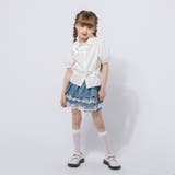 カットデザインギャザーパフスリーブクロップドブラウス | URBAN CHERRY | 詳細画像3 