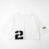 クロップドナンバーロゴデザインTシャツ | URBAN CHERRY | 詳細画像2