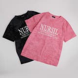 ラメデザインロゴプリントオーバーサイズTシャツ | URBAN CHERRY | 詳細画像2 