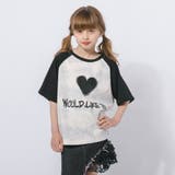 タイダイデザインハートロゴプリントラグランオーバーサイズTシャツ | URBAN CHERRY | 詳細画像3