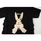 ラビットプリントオーガンジーリボンオーバーサイズTシャツ | URBAN CHERRY | 詳細画像22 