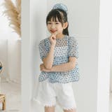 【シュシュ付き】ハートドットシアーパフスリーブペプラムトップス | URBAN CHERRY | 詳細画像12 