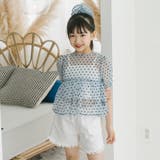 【シュシュ付き】ハートドットシアーパフスリーブペプラムトップス | URBAN CHERRY | 詳細画像13 