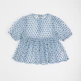 【シュシュ付き】ハートドットシアーパフスリーブペプラムトップス | URBAN CHERRY | 詳細画像17 