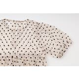 【シュシュ付き】ハートドットシアーパフスリーブペプラムトップス | URBAN CHERRY | 詳細画像35 