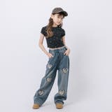 ラインストーンデザインリブミニTシャツ | URBAN CHERRY | 詳細画像11 