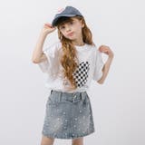 ブロックチェックハートプリントオーバーサイズTシャツ | URBAN CHERRY | 詳細画像10 