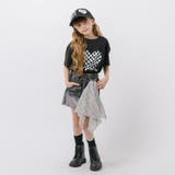 ブロックチェックハートプリントオーバーサイズTシャツ | URBAN CHERRY | 詳細画像14 