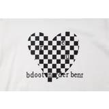 ブロックチェックハートプリントオーバーサイズTシャツ | URBAN CHERRY | 詳細画像21 