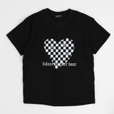 ブロックチェックハートプリントオーバーサイズTシャツ | URBAN CHERRY | 詳細画像5 