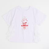 アイスロゴプリントバックフリルデザインTシャツ | URBAN CHERRY | 詳細画像2