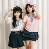 【CHIPIE/シピ】"サラ軽ポロ"チェックネクタイドッキングトップス | URBAN CHERRY | 詳細画像48 