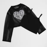 【2点セット】 レイヤードで盛れる ロゴプリントメッシュクロップドトップス＋キャ… | URBAN CHERRY | 詳細画像11 