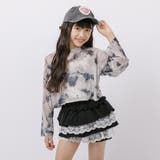 【伸縮性＆サラっと素材】クロップドラインストーンニュアンスシアートップス | URBAN CHERRY | 詳細画像3 