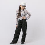 【伸縮性＆サラっと素材】クロップドラインストーンニュアンスシアートップス | URBAN CHERRY | 詳細画像46 