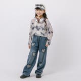 【伸縮性＆サラっと素材】クロップドラインストーンニュアンスシアートップス | URBAN CHERRY | 詳細画像48 