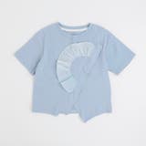 アシンメトリーフロントスリットクロップドTシャツ | URBAN CHERRY | 詳細画像5 