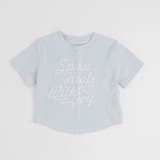 フレンチロゴプリントクロップドTシャツ | URBAN CHERRY | 詳細画像6