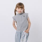 ワンポイントリボンデザインレースフレンチスリーブトップス | URBAN CHERRY | 詳細画像1