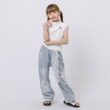 ワンポイントリボンデザインレースフレンチスリーブトップス | URBAN CHERRY | 詳細画像15