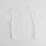 サイドギャザークロップドパールTシャツ | URBAN CHERRY | 詳細画像4