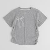 サイドギャザークロップドパールTシャツ | URBAN CHERRY | 詳細画像5