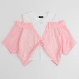 ストライプシャツドッキングオープンショルダートップス | URBAN CHERRY | 詳細画像4