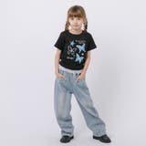 レースフリルバタフライロゴプリントギャザーTシャツ | URBAN CHERRY | 詳細画像15