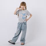 レースフリルバタフライロゴプリントギャザーTシャツ | URBAN CHERRY | 詳細画像29