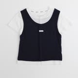 レイヤードライクフロントタグデザインドッキングトップス | URBAN CHERRY | 詳細画像4