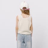 ネックスカラップデザインサマーニットノースリーブトップス | URBAN CHERRY | 詳細画像8 
