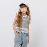 レースドッキングノースリーブトップス | URBAN CHERRY | 詳細画像3