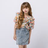 【2way】フラワープリントデザインオープンショルダーフリルブラウス | URBAN CHERRY | 詳細画像7 