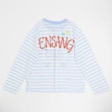 ポッププリントデザインボーダーシアーオーバーサイズトップス | URBAN CHERRY | 詳細画像6 