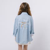 バックリボンプリントストライプオーバーサイズシャツ | URBAN CHERRY | 詳細画像6