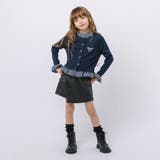 チェックシャツドッキングワンポイントリボンデザインリブトップス | URBAN CHERRY | 詳細画像12