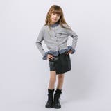 チェックシャツドッキングワンポイントリボンデザインリブトップス | URBAN CHERRY | 詳細画像15