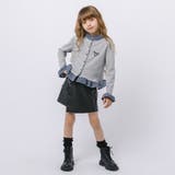チェックシャツドッキングワンポイントリボンデザインリブトップス | URBAN CHERRY | 詳細画像16