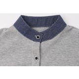 チェックシャツドッキングワンポイントリボンデザインリブトップス | URBAN CHERRY | 詳細画像29