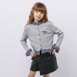 チェックシャツドッキングワンポイントリボンデザインリブトップス | URBAN CHERRY | 詳細画像3