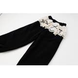 【2点セット】リボンプリントトップス+フリルスカートドッキングパンツ | URBAN CHERRY | 詳細画像25