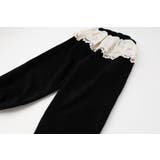 【2点セット】リボンプリントトップス+フリルスカートドッキングパンツ | URBAN CHERRY | 詳細画像30