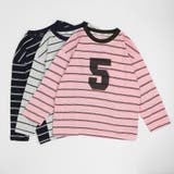 ナンバーロゴプリントボーダーオーバーサイズトップス | URBAN CHERRY | 詳細画像6