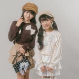【CHIPIE/シピ】ビッグポルカドットリボンデザインクロップドトレーナー | URBAN CHERRY | 詳細画像16 
