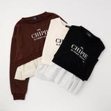 【CHIPIE/シピ】フロントロゴ刺繍ポルカドットバルーンペプラムトレーナー | URBAN CHERRY | 詳細画像2