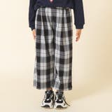 タック入りチェックワイドパンツ | URBAN CHERRY | 詳細画像1